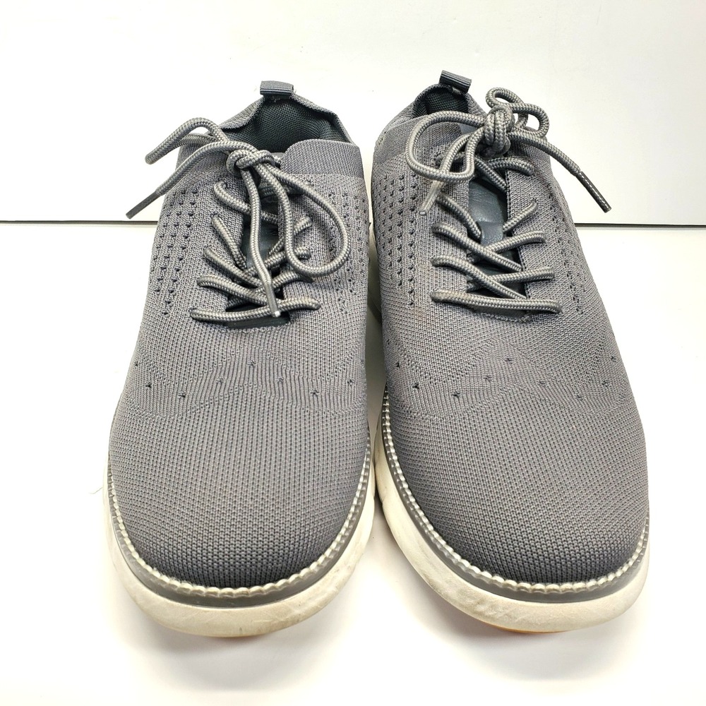 SVNKE Casual Oxford Sneakers Men's Size 8 Gray Lightweight Walking Shoes